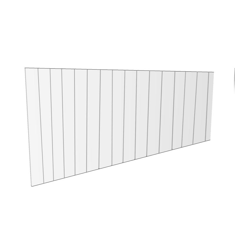 Haywood (Premium Colours) Breakfast Bar Back Panel - T&G/Plain (Reversible) - 900 x 2050 x 20mm (Supplied oversized for edge protection)