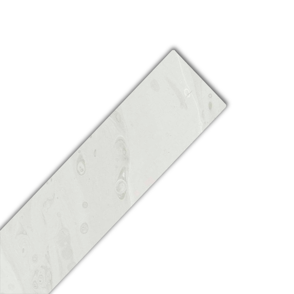 Formica White Painted Marble Laminate Edging Strip - 2m