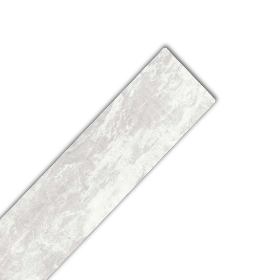 Formica White Bardiglio Laminate Edging Strip - 2m