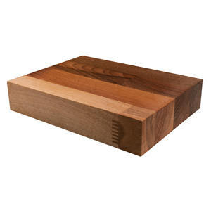 European Walnut Wooden Worktop Sample 200mm x 150mm x 40mm