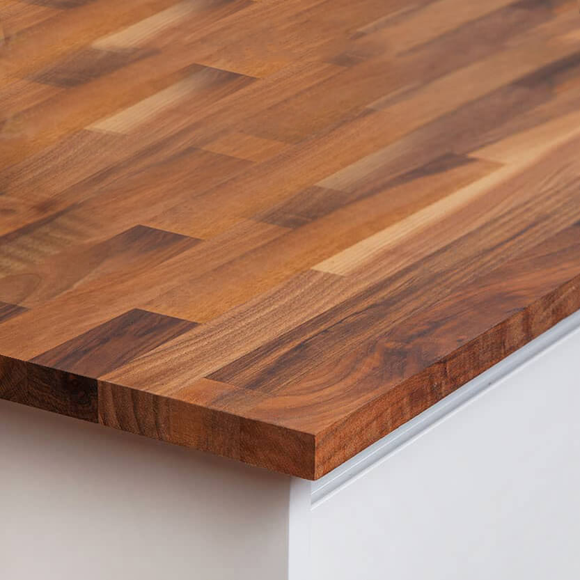 Walnut - Real Wood Worktop - 27mm Thick